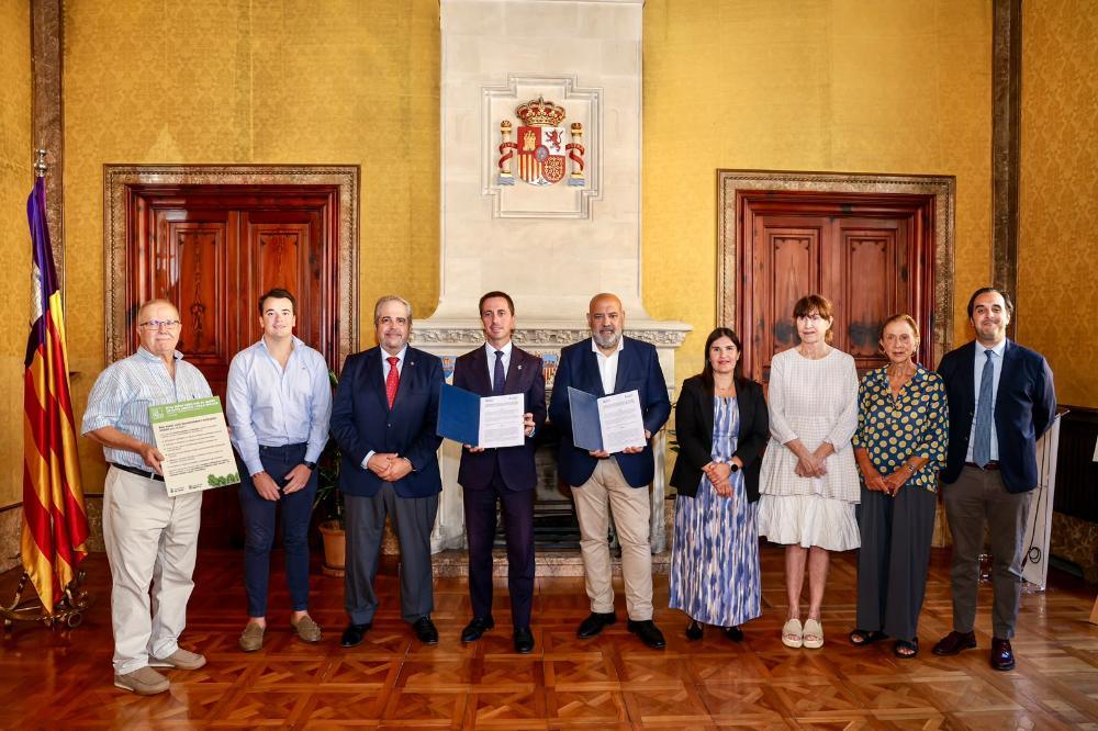 El Consell de Mallorca entrega terrenos al Ayuntamiento de Palma en Cala Major para crear un nuevo espacio verde