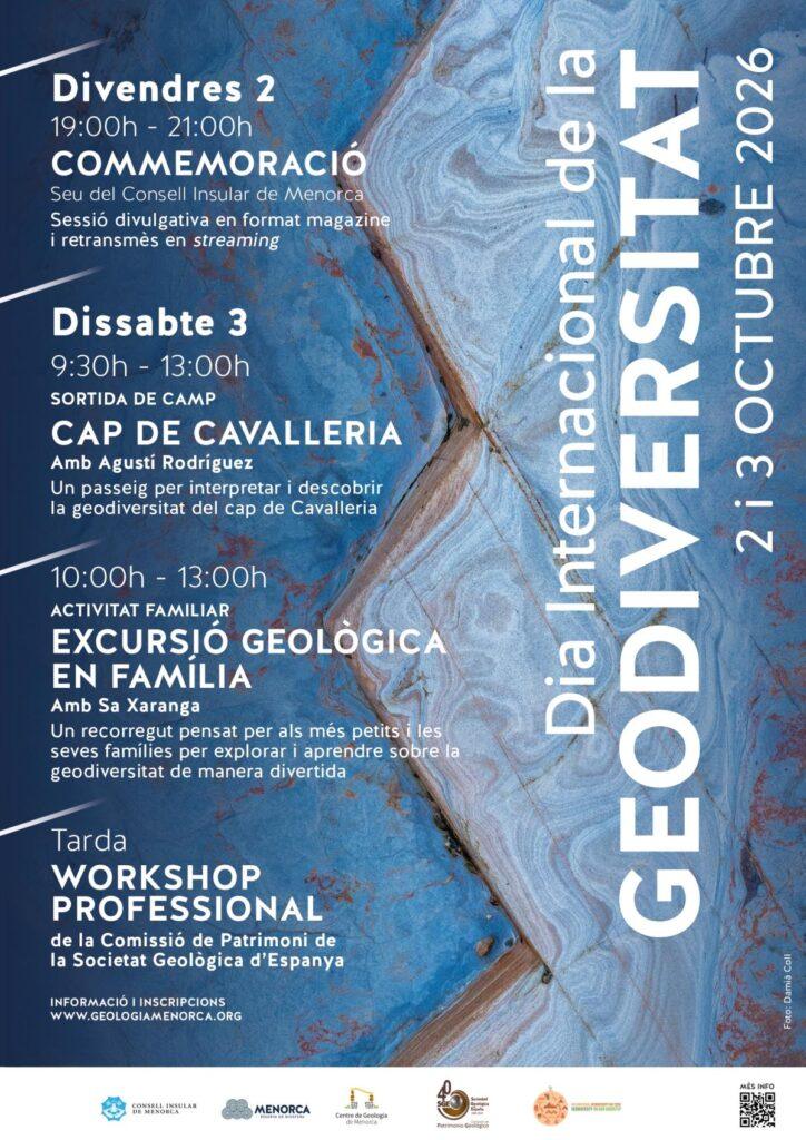 Menorca conmemora el Día Internacional de la Geodiversidad con jornadas de divulgación geológica para todos los ciudadanos