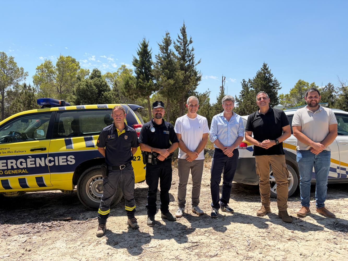 El Govern amplía la cobertura de la red de comunicaciones de emergencias en Eivissa al 87,2% con la instalación de siete nuevas antenas