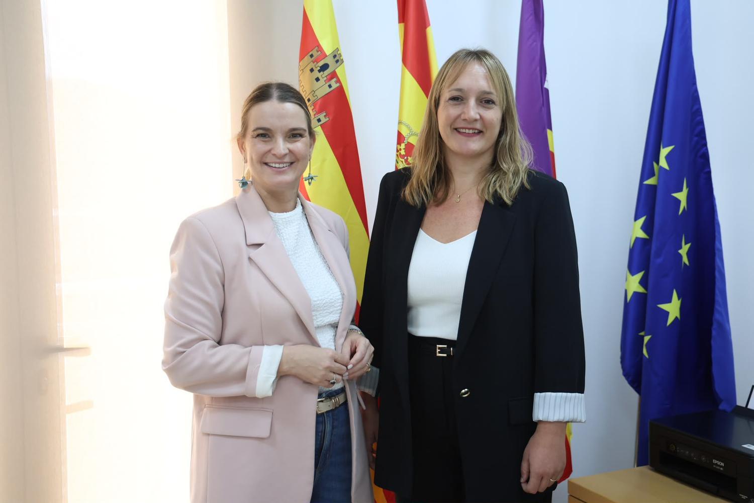 Audiencia de la presidenta del Govern con la alcaldesa de Sant Joan de Labritja: Imágenes destacadas