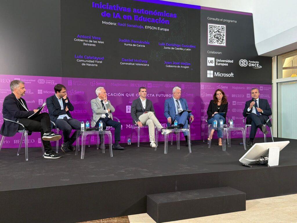Antoni Vera, conseller, participa en el I Foro Europeo EducaIA en Santiago de Compostela