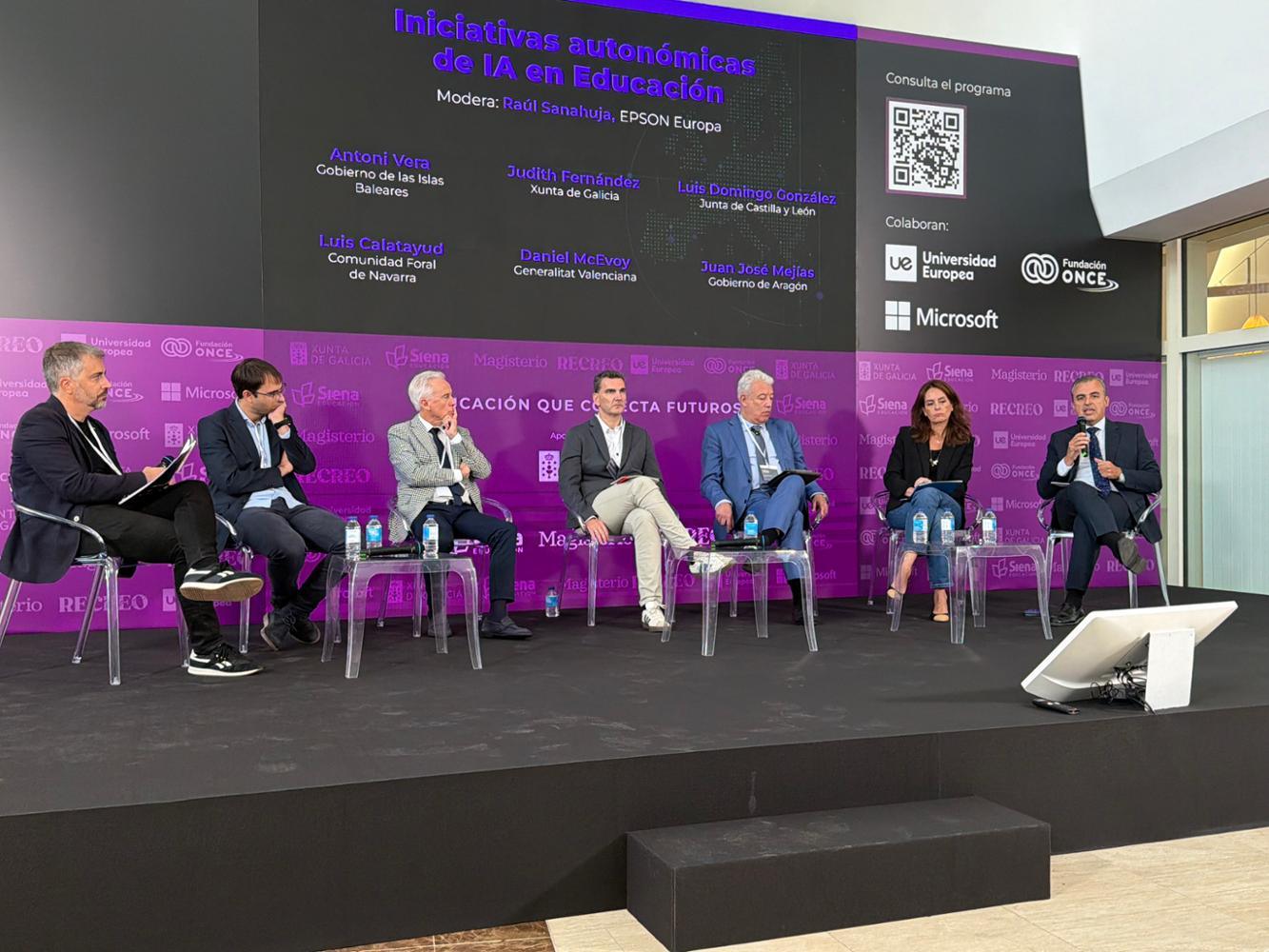 Antoni Vera, conseller, participa en el I Foro Europeo EducaIA en Santiago de Compostela