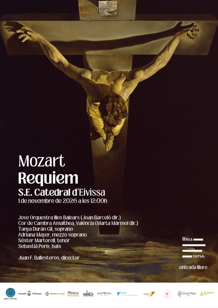 La Catedral d’Eivissa será el escenario del Rèquiem de Mozart en el 270è aniversari del seu naixement