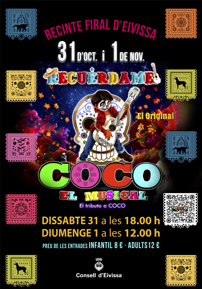 El Consell d’Eivissa lanza a la venta las entradas para «Coco. El musical. Recuérdame»